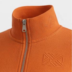 Survêtements en molleton de coton pur pour femmes élégants Logo personnalisable Étiquette de haute qualité Ensembles pour femmes Premium Doux et chaud Vêtements de sport de gym - Product Image 4