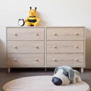 Mesita de noche de bricolaje moderna con función de almacenamiento para dormitorio - Product Image 4