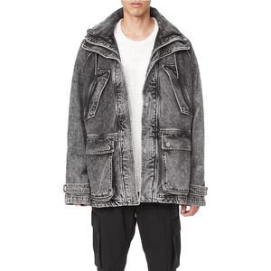 Tarifs d'usine nouveautés 2024 veste en jean pour hommes/prix bon marché veste en jean délavé déchiré pour hommes de haute qualité - Product Image 3