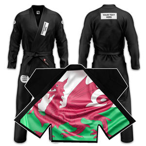 ชุดยูโด/บราซิลเลียนยิวยิตสู (BJJ) รุ่นเวลส์ แบบสั่งทำขายส่ง ชุดกีฬาศิลปะการต่อสู้ ชุดยูนิฟอร์ม MMA - Product Image 2