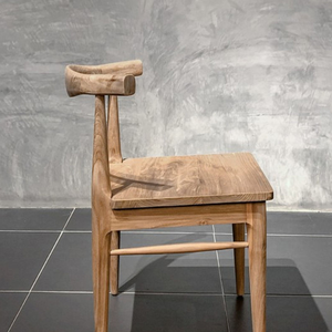 เก้าอี้รับประทานอาหารไม้สักแข็งราคาไม่แพงสำหรับคาเฟ่โรงแรมรีสอร์ทสะดวกสบายและทันสมัย - Product Image 4