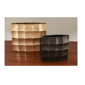 Top Tendance Moderne En Aluminium Métal Vase Haute Texturé Décor À La Maison pour Mariage Table Chambre Salon Occasions - Product Image 1