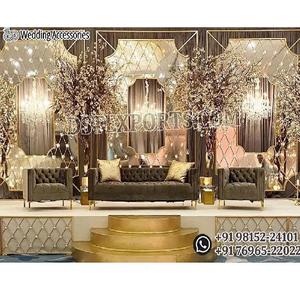 เทียนเวทีที่สวยงามสำหรับฉากหลังแต่งงานยุโรปเชิงเทียนติดผนังฉากหลังแต่งงาน - Product Image 1