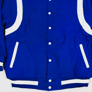 Veste bomber bleue HULKGRIP SPORTS pour homme, design classique haut de gamme, style athlétique intemporel, imperméable, coupe-vent, réversible - Product Image 6