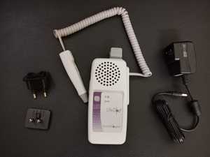 LIFEDOP 150 Doppler vasculaire portable rechargeable avec sonde 8 MHz Table obstétrique 150 Doppler vasculaire - Product Image 3