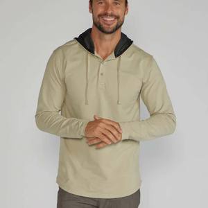 Sudaderas con capucha de manga larga con logotipo personalizado 2023, sudadera con cuello en V y cordón, Jersey holgado, sudaderas con dobladillo, blusas - Product Image 2