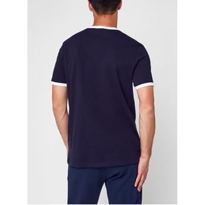 เสื้อยืดขอบสีตัดกันสำหรับผู้ชายเสื้อแนวสตรีทเสื้อยืดแต่งลายโลโก้แบบกำหนดเองระบายอากาศได้ดีดีไซน์ใหม่ล่าสุดแฟชั่นล่าสุด - Product Image 2