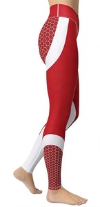 2025 nouveau Design grande taille taille haute femmes Leggings rouge noir imprimé Super doux fille Gym Sport Yoga Leggings pour les femmes - Product Image 2