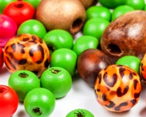 Oval Wooden <b>Beads</b> <b>Large</b> Custom Quantity0xCustom Quantity Top Selling Product Custom Colored Shaped Sized Wooden <b>Beads</b> - Product Image 5