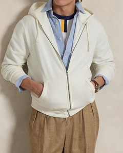 Personnalisez le nouveau sweat à capuche à manches longues tendance avec fermeture éclair pour hommes tissu respirant de haute qualité avec logo personnalisé et impression numérique - Product Image 1