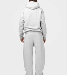 Vente en gros OEM Service 2025 Survêtement premium pour hommes en coton épais surdimensionné personnalisé pour l'hiver Ensemble de base de haute qualité Taille Plus pour hommes - Product Image 6