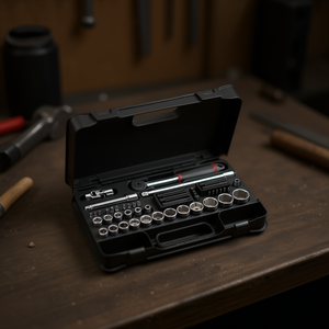 ชุดเครื่องมืออุซาก 49 ชิ้น พร้อมหัวบล็อกหกเหลี่ยมในกล่อง ABS ชุดบล็อกที่ทนทาน - Product Image 3