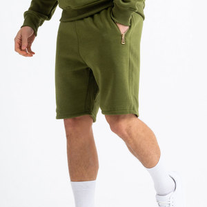Hot Sale <b>Men</b> Unisex Heavyweight Breathable 100% Cotton Hoodie Short Sets Custom <b>Pullover</b> Quick Dry - Product Image 3