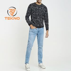 Hombres personalizable O-cuello de alta moda de los hombres ropa de calle sudaderas al por mayor venta superior personalizado nuevo estilo hombres sudadera - Product Image 4