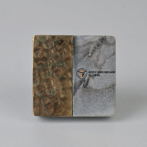 Bouton de meuble et poignée de placard en marbre de qualité supérieure - Pierre solide durable et écologique pour une utilisation en extérieur et dans les hôtels - Product Image 4