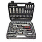 Juego de Llaves de Reparación Automotriz Profesional de 108/150/172 Piezas, Duradero y Versátil, de 1/4 y 3/8 Pulgadas, con Llave Eléctrica y Martillo en Estuche Rígido - Product Image 1
