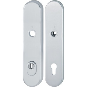 Paires de plaques de porte HOPPE Long Escutcheon E3332ZA/3310 F1 Argenté PZ 92 mm - Product Image 1