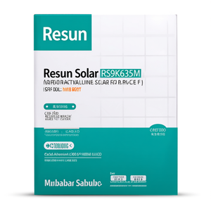 Resun <b>Solar</b> RS9K635M <b>600W</b> Half Cell HJT Monocrystalline <b>Solar</b> <b>Panel</b> for Home - Product Image 2