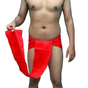 Calzoncillos Tradicionales Indios de Algodón para Hombre, Color Rojo, Talla Única, Langot, Lungooty - Product Image 5