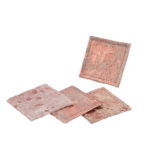 Juego de Posavasos Metálicos Marrones sin Soporte, Posavasos de Nogal con Diseño Único y Elegante para Almacenamiento de Utensilios de Cocina, Precio de Fábrica - Product Image 1