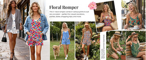 Combinaison tricotée pour femme, épaules dénudées, couleur unie, taille haute, coupe ample, décontractée, printemps-été, longueur cheville, manches courtes - Product Image 6