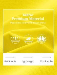 Camisetas para hombre de manga corta UPF 80 + Protección solar Ligero Absorbe la humedad Casual Cuello redondo Camisetas básicas - Product Image 6