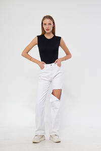 Sin mangas Cuello redondo Cuerpo Viscosa Relax y elegante Cuerpo Mujer Body Ropa interior - Product Image 6