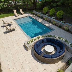 Piscine en fibre de verre de haute qualité, rectangulaire, grande capacité, longue durée de vie, haute résistance, étanche, pour hôtel, enterrée - Product Image 5