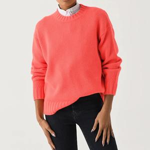 OEM pas cher prix bas quantité minimale de commande hiver hommes chandails décontracté long col rond manches couleur pull tricoté pull meilleure qualité - Product Image 1