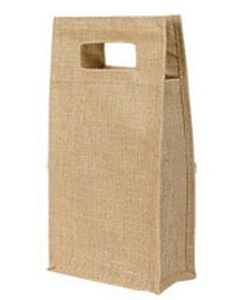 Sac de bouteille de vin en toile de Jute, sac de bouteille de vin simple, sac fourre-tout en toile de Jute avec logo personnalisé, vente en gros de haute qualité - Product Image 6