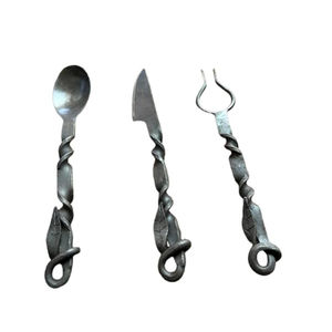 Venta al por mayor de fábrica de larga duración, cuchillo, tenedor, cuchara, cubiertos de acero inoxidable, juego de cubiertos modernos de plata pulida para uso en bodas - Product Image 6