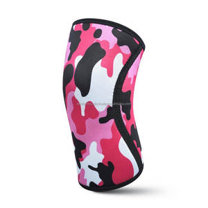 7 mm Thick Neoprene <b>Knee</b> <b>Braces</b> Printed Compression <b>Support</b> for Weightlifting and Cross Training Soft <b>Knee</b> Sleeves - Product Image 2