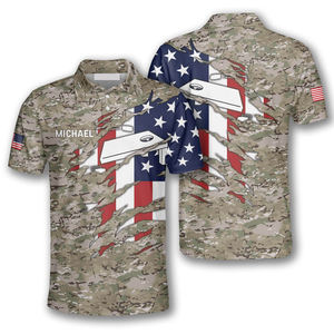 Sublimación personalizada Cornhole Polos Jerseys Cornhole Camisas para el equipo Diseño Logo Polo Cornholes Camisa - Product Image 2