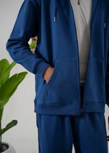 Ventes en gros de survêtements en coton de haute qualité pour hommes, ensemble sweat-shirt et jogging surdimensionné, sweat-shirt à capuche, OEM ODM - Product Image 3