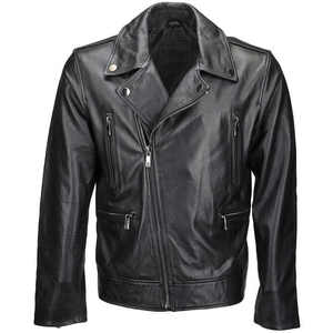 2025 haut de gamme hommes fermeture éclair décontracté PU manteau col montant poche décoration Slim Fit motard hiver Bomber haute rue veste pour hommes - Product Image 4
