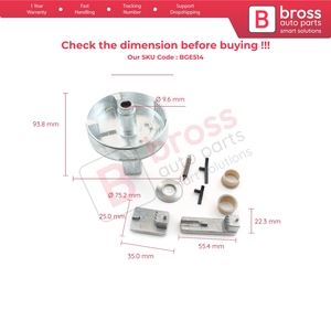 Soporte de Cierre del Reposabrazos Izquierdo BGE514 para Vito Viano W639 Sprinter MK2 906 Crafter 2E 2F - Product Image 6