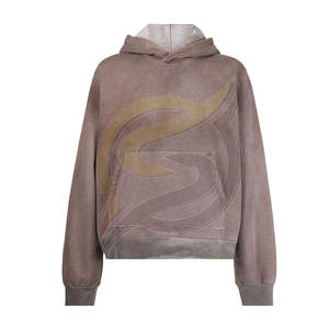 Sudaderas con capucha de lavado ácido para hombre con logotipo personalizado más vendidas, servicio OEM, sudaderas con capucha de lavado ácido simples para hombre - Product Image 6