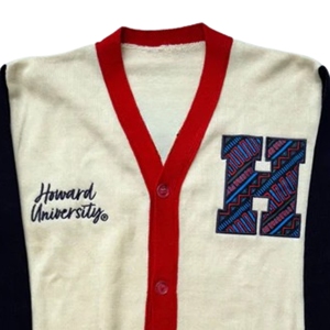 Suéteres Unisex de la Universidad Howard, Personalizados, Transpirables, de Punto de Poliéster/Algodón, Cuello Redondo, Diseño Sólido, 480g para Invierno - Product Image 2