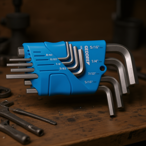 Jeu de clés Allen hexagonales en pouces Gedore de 8 pièces avec support en plastique - Product Image 3