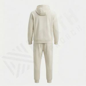 Conjunto Deportivo de Dos Piezas para Hombre, Sudadera con Capucha y Cremallera de Algodón, para Entrenamiento, Trotar, Gimnasio, Fitness - Product Image 2