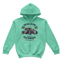 Sweat à capuche d'hiver de luxe pour homme, 100 % coton, doublure polaire tricotée, anti-plis, écologique, manches longues, fermeture éclair, couleur unie, fabricant OEM