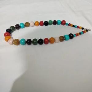 Promotion : Collier artisanal en résine époxy écologique, style antique européen, idéal pour la décoration de mariage et comme cadeau, provenance Inde - Product Image 4