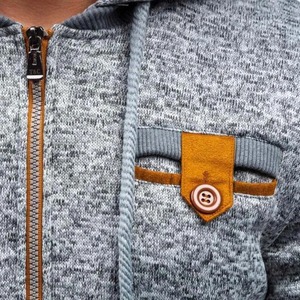 เสื้อกันหนาวมีฮู้ดสำหรับผู้ชายเสื้อสไตล์สตรีทแวร์ผ้าฟลีซผ้าคอตตอนเนื้อ100% พิมพ์โลโก้ได้ตามต้องการ - Product Image 3