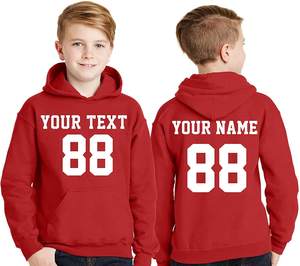 Vente en gros de sweats à capuche pour enfants sweat-shirt à capuche pour garçons en polyester chaud pas cher personnalisé Pull Over Winter - Product Image 5