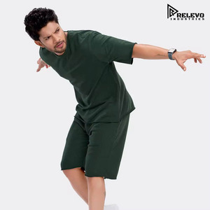 Ensemble sweat-shirt et short pour homme, design personnalisé, fabriqué au Pakistan, faible MOQ, sweat-shirt et short décontractés pour homme, vêtements de sport respirants - Product Image 3