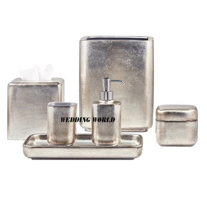 Ensemble de Salle de Bain Design Personnalisé Accessoires Fantaisie Faits à la Main Excellente Qualité Ensemble de Salle de Bain Classique Indien Élégant Vente en Gros - Product Image 6