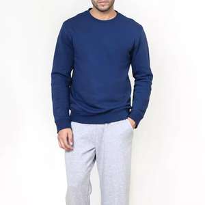 Sudadera con capucha informal éxito de ventas 345gsm sudaderas con capucha cuello redondo logotipo personalizado sudadera Lisa sudaderas - Product Image 4