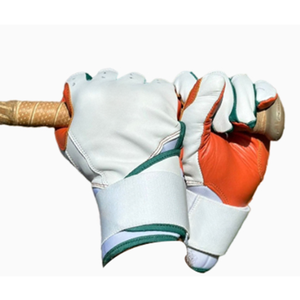 Gants de baseball rouge avec manchette longue noire de bonne qualité Gants de frappeur de baseball Pro Youth Sports Fashion de haute qualité - Product Image 5