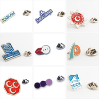 Conception 3D sans nickel de haute qualité émail personnalisé peint moulé sous pression en alliage de zinc insignes de revers papillon embrayage broche insigne Logo