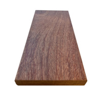 Carreaux de terrasse en bois Cumaru de conception moderne 21x145mm 18 mm d'épaisseur